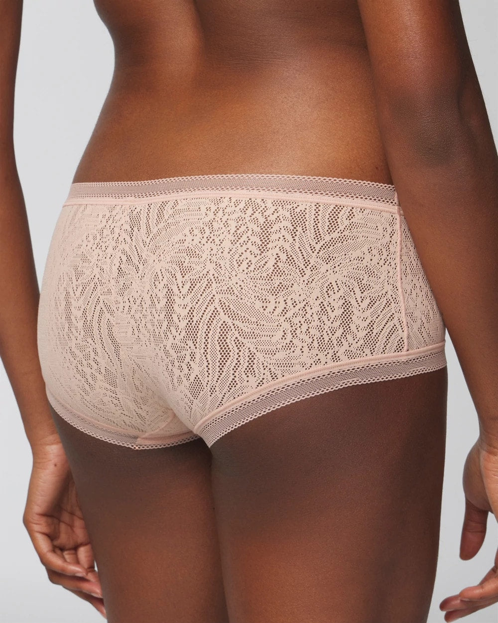 HUSH - Soma Boyshort Panty with Stretch Lace