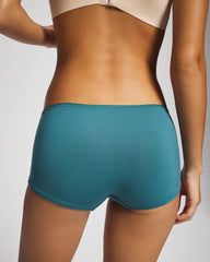 CERULEAN TEAL - Lace Boyshort Panty