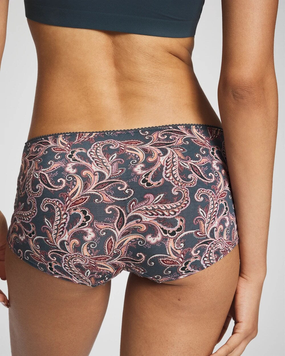 IMPERIAL PAISLEY M PET - Lace Boyshort Panty
