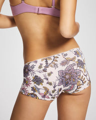 PAISLEY SPLENDOR M CHAMP - Lace Boyshort Panty