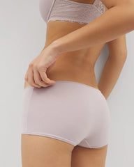 GRAY GLASS - Lace Boyshort Panty