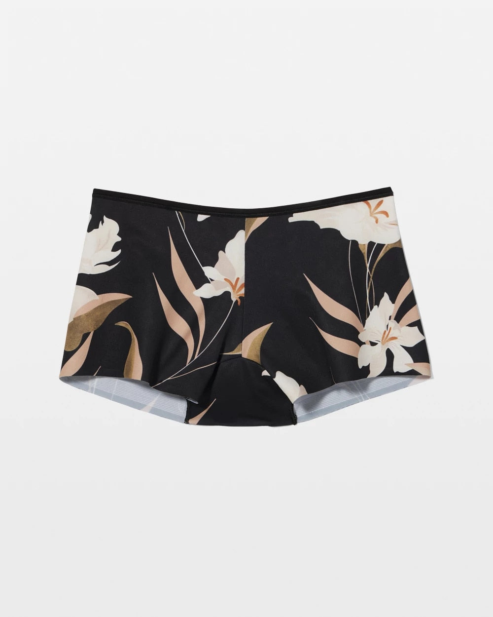 MYSTIC BLOOMS MINI BLACK - Edge Boyshort Panty