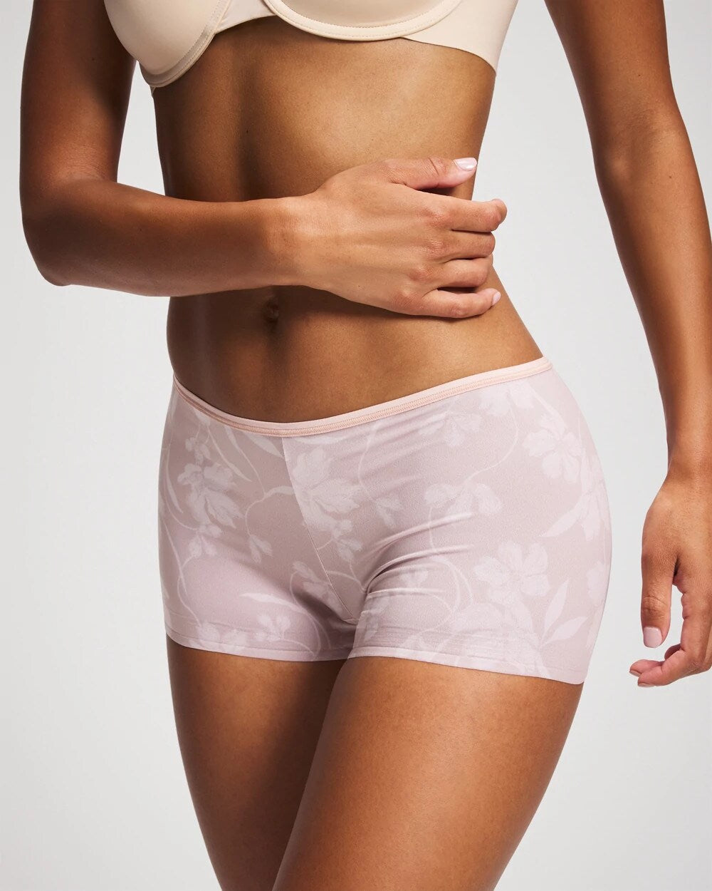 REFLECTION BLOOMS M PINK - Edge Boyshort Panty