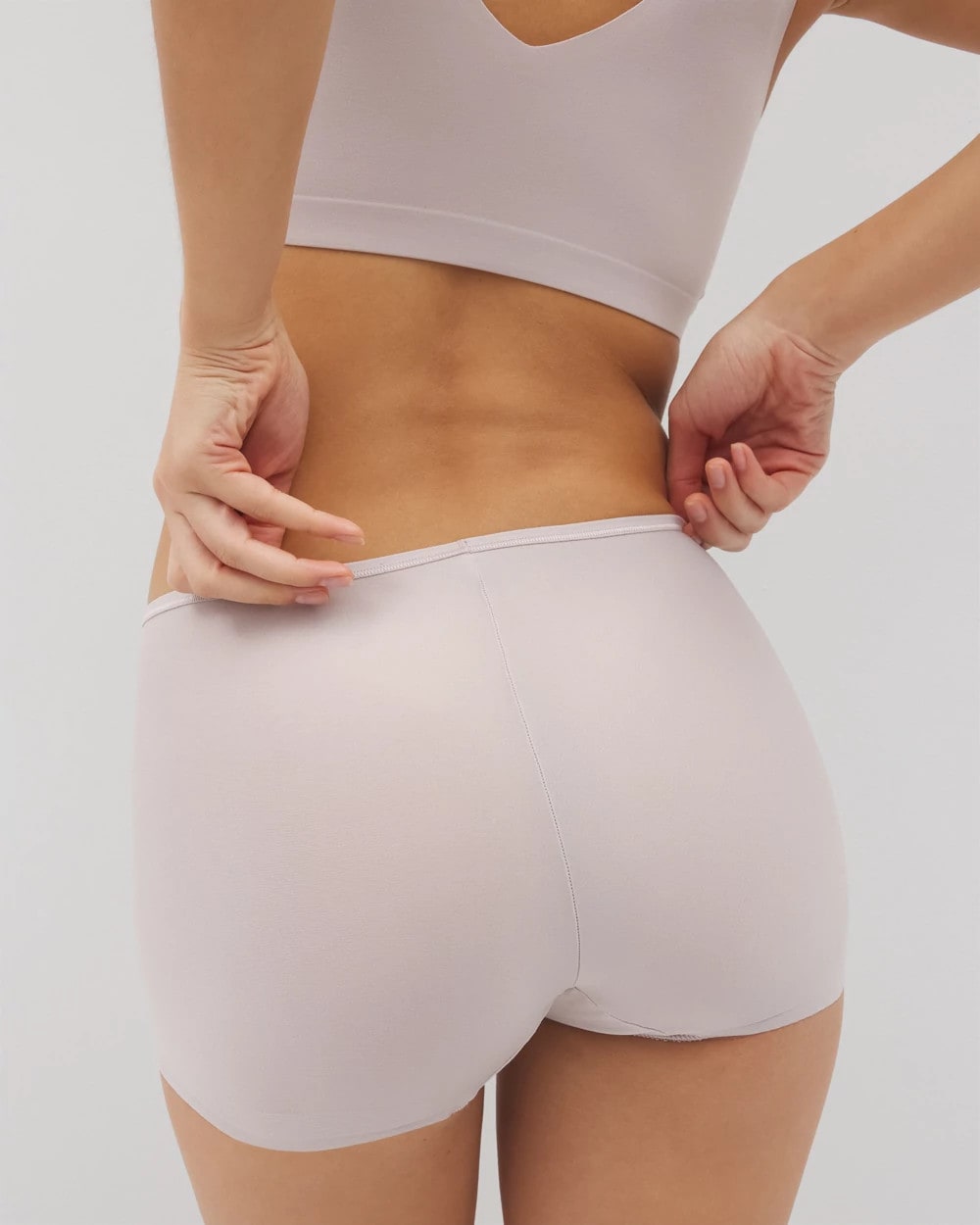 GRAY GLASS - Edge Boyshort Panty