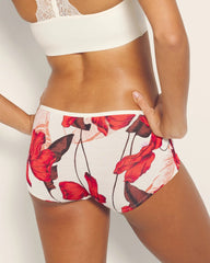 TROPIC LIKE ITS HOT M WS - Boyshort Panty with Enchanting Lace