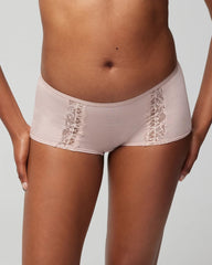 ADOBE ROSE - Boyshort Panty with Enchanting Lace
