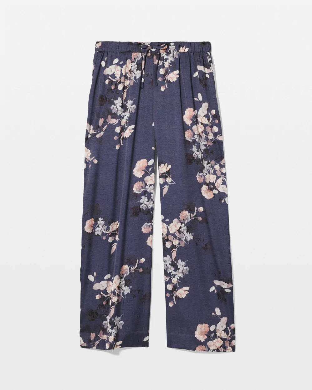 FLORAL DREAMS GRAY - Piped Pajama Pant