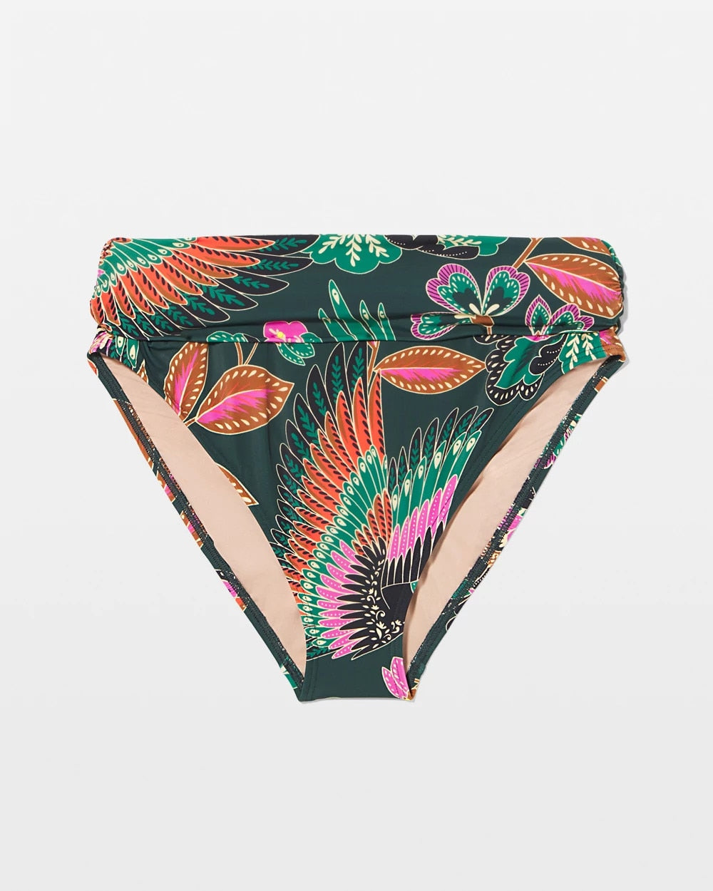PARROT-ISE LUSH EMERALD - Covertible Bikini Bottom