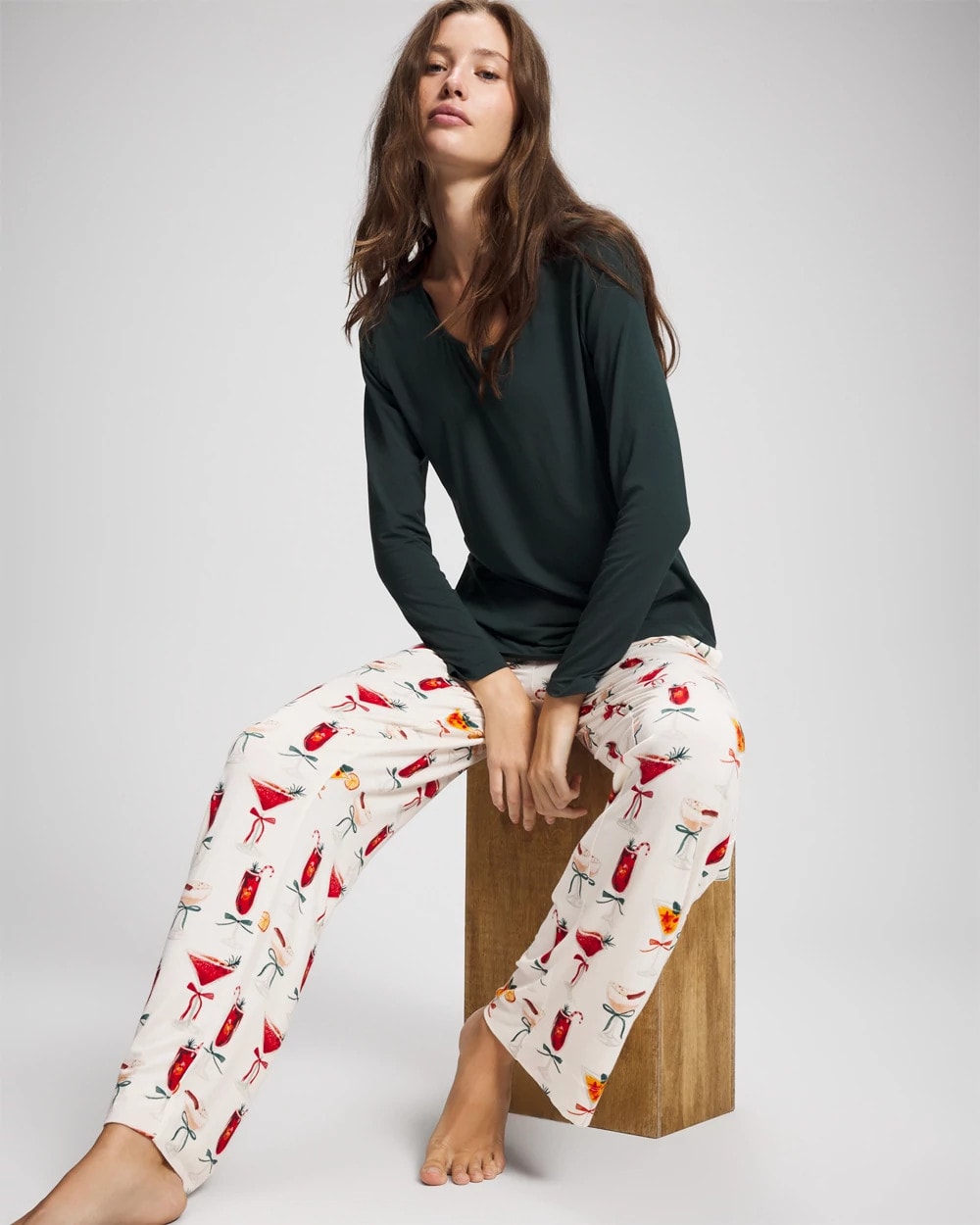 MERRY MIXES CHAMP - Packaged Long-Sleeve Pant Pajama Set