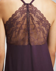 PLUM PERFECT - Lace Chemise