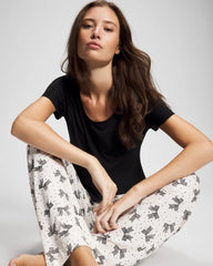 THATS A WRAP CHAMP MICRO - Packaged Short-Sleeve Pant Pajama Set