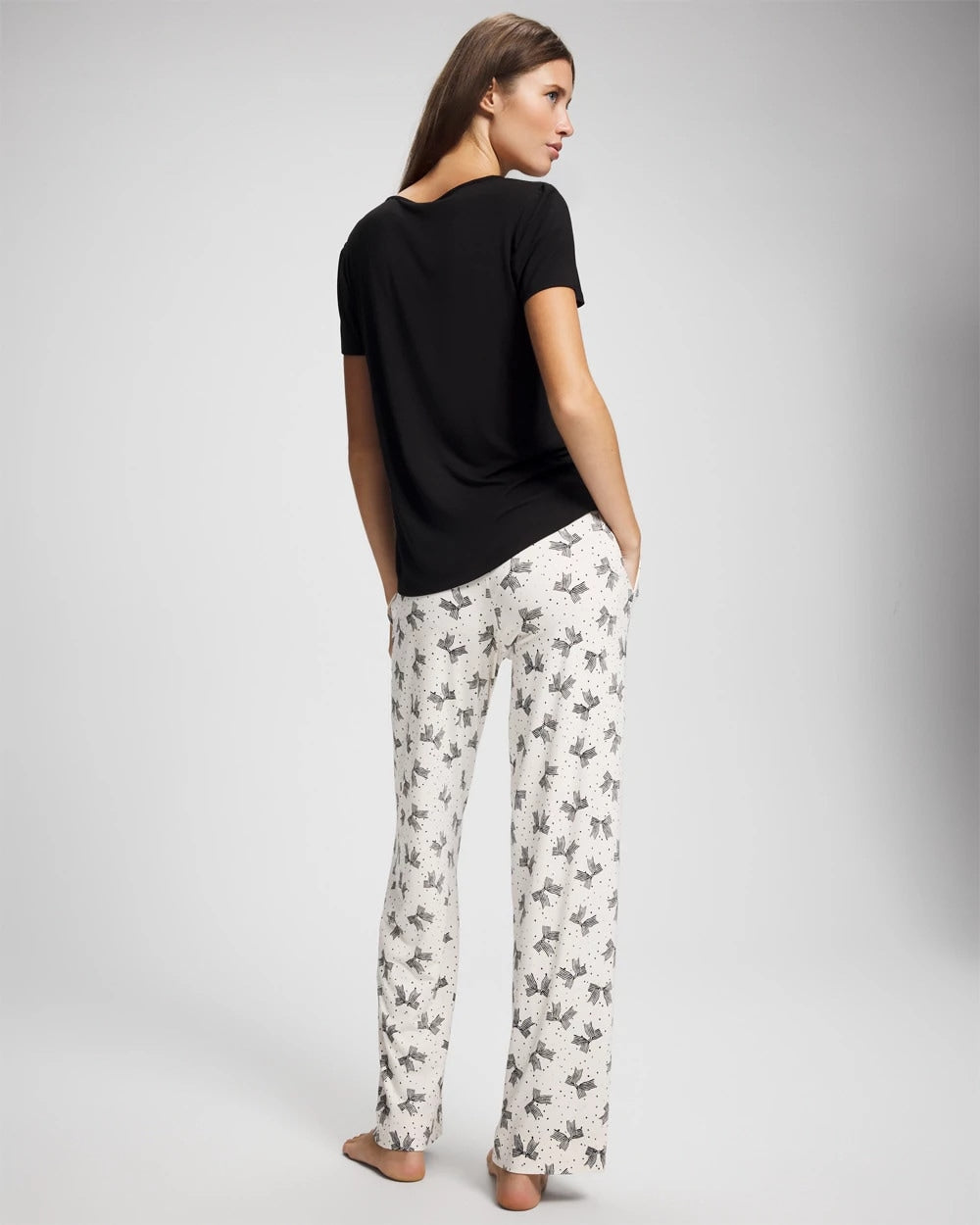 THATS A WRAP CHAMP MICRO - Packaged Short-Sleeve Pant Pajama Set