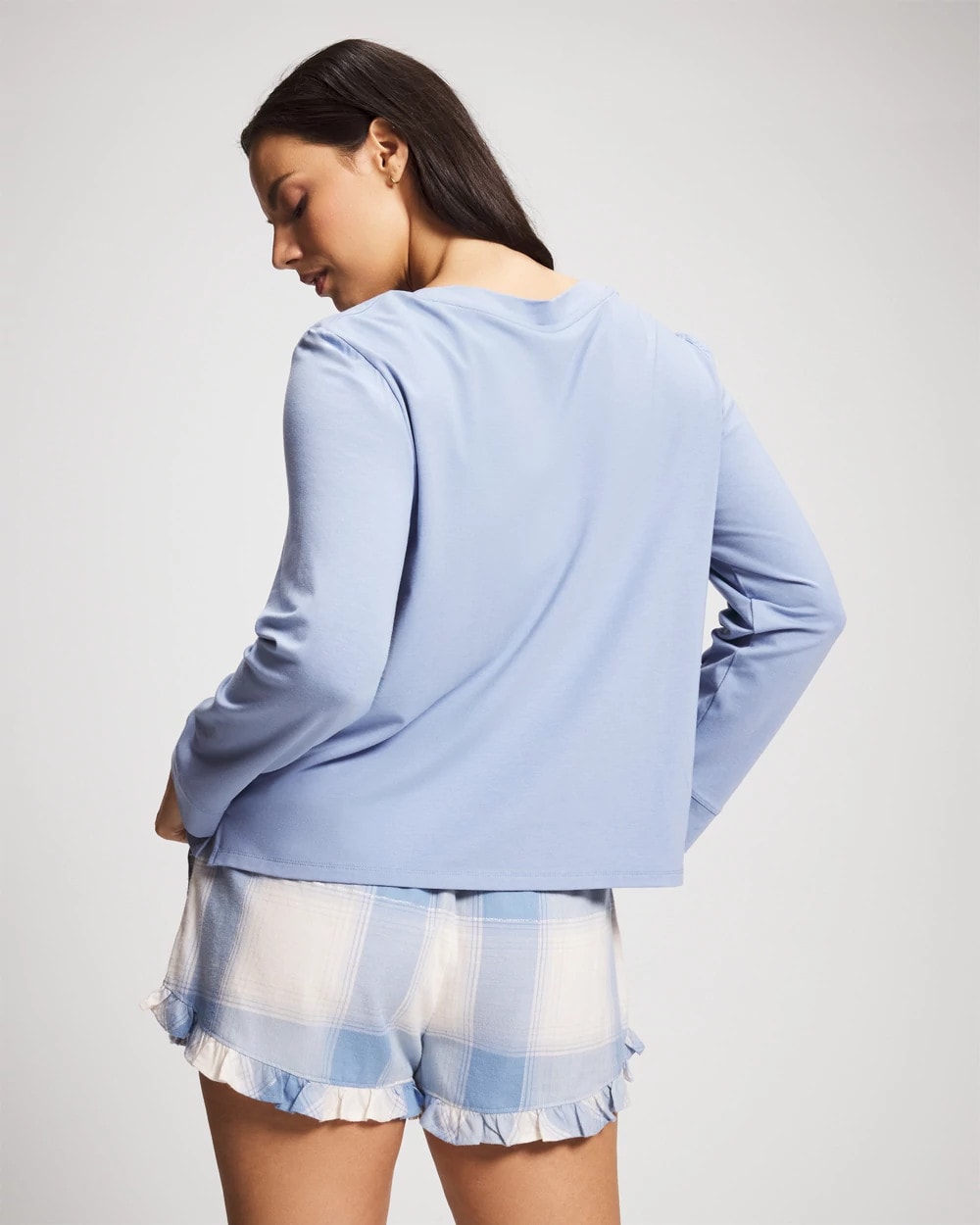 LOOMED LANDSCAPE BLUE L - Pajama Set