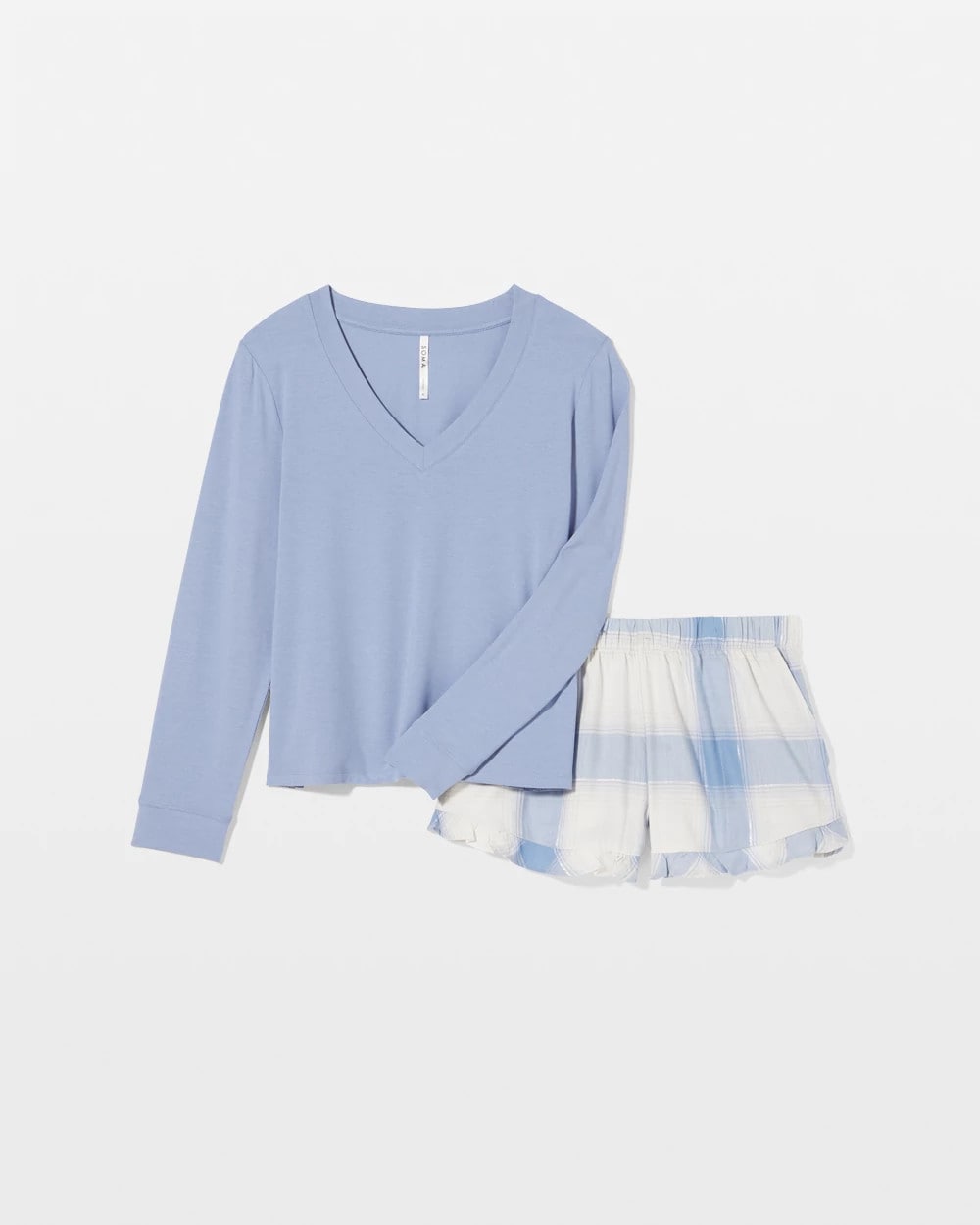 LOOMED LANDSCAPE BLUE L - Pajama Set