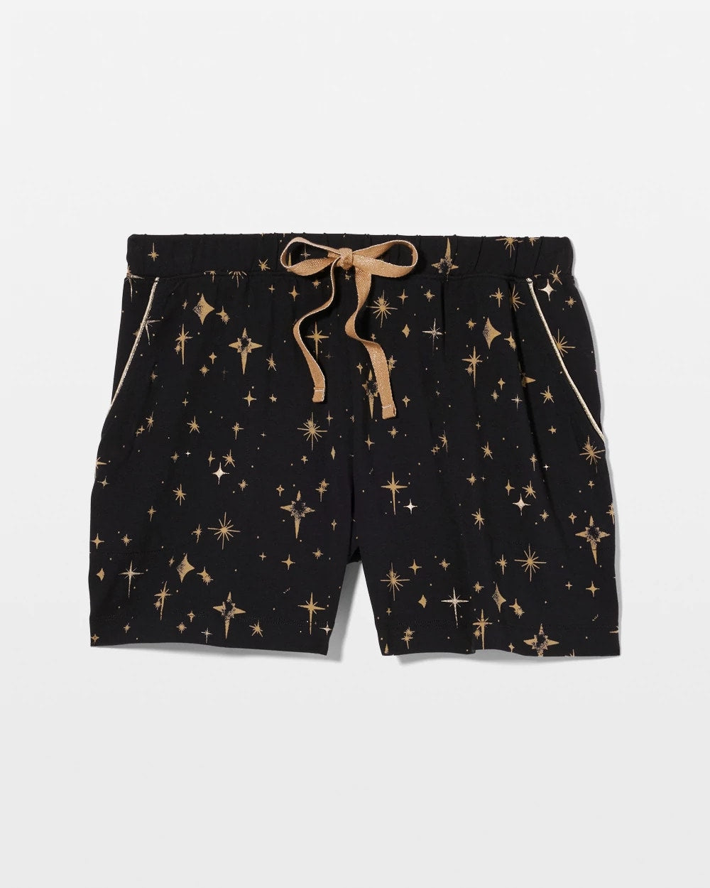 STELLAR SCENE BLACK/FOIL - Pajama Shorts