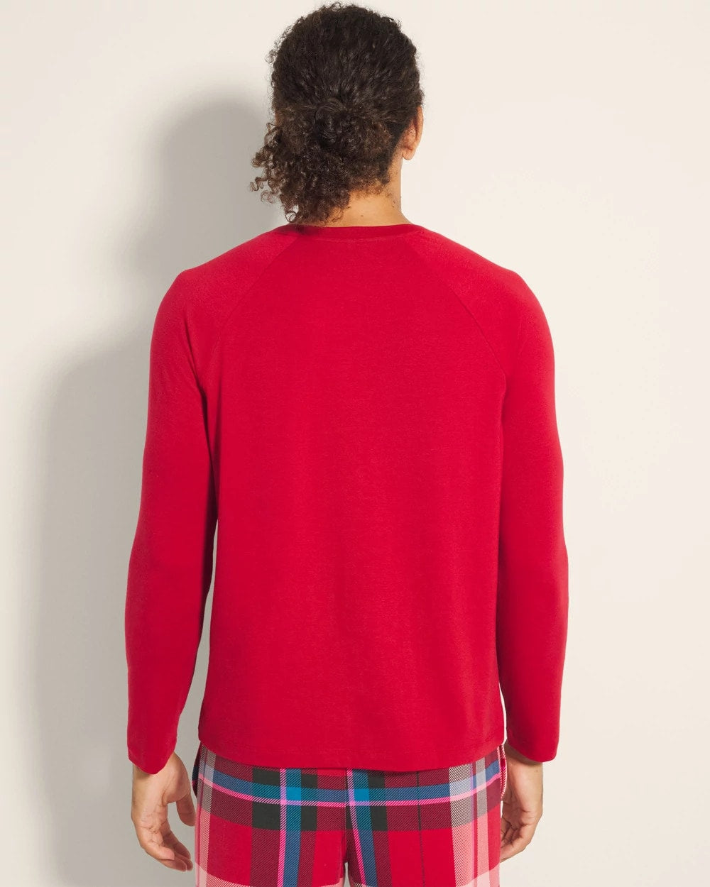PAINT THE TOWN RED - Men's Henley Pajama Top