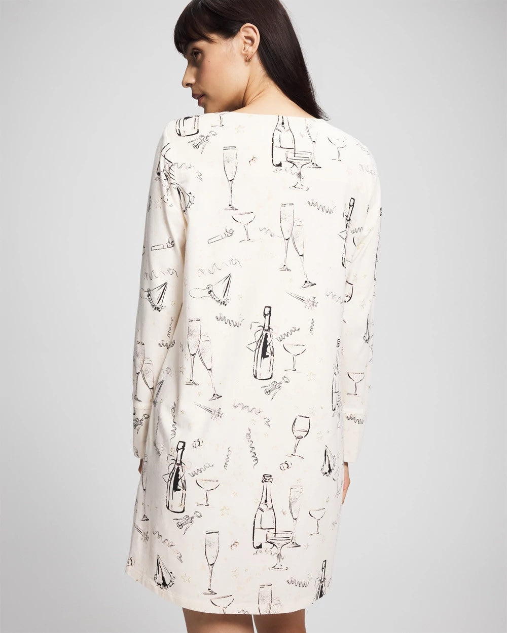 FIZZ THE SEASON FOIL - Long-Sleeve Sleepshirt