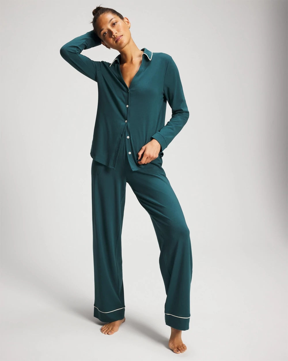 DEEP TEAL - Pajama Pant