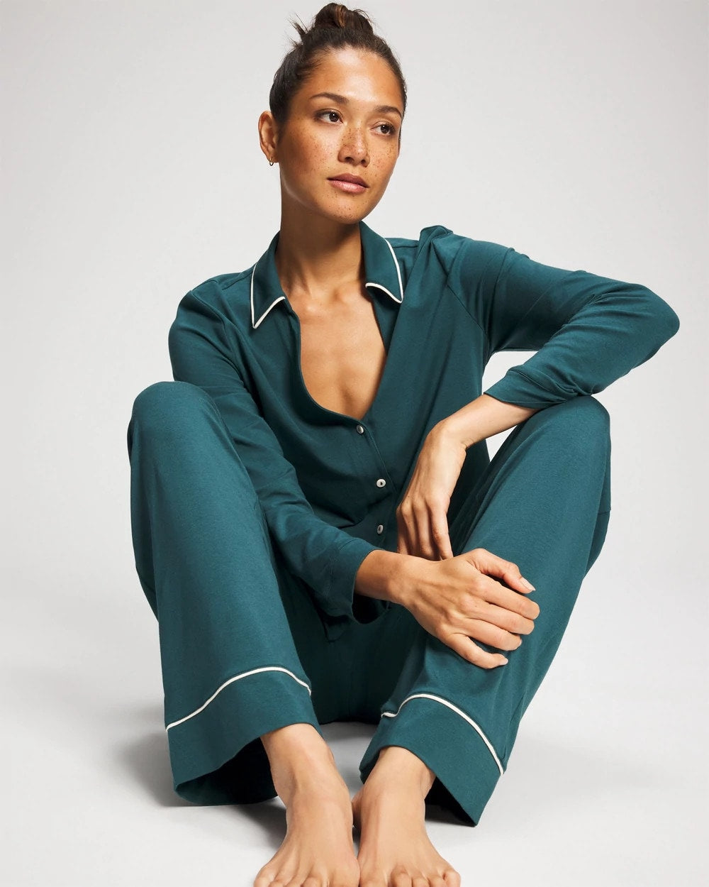 DEEP TEAL - Pajama Pant