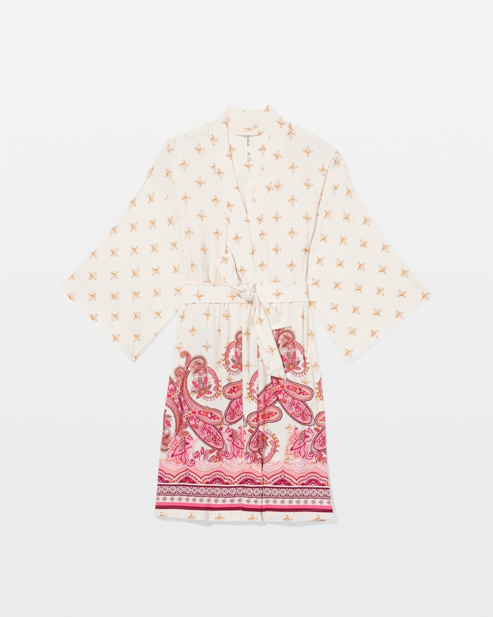 KASHMIR PAISLEY PLCD CH - Kimono Short Robe