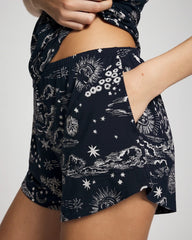 COSMIC BALLET NAVY - Relaxed Pajama Short