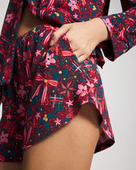 HOLLY JOLLY RED VELVET - Relaxed Pajama Short