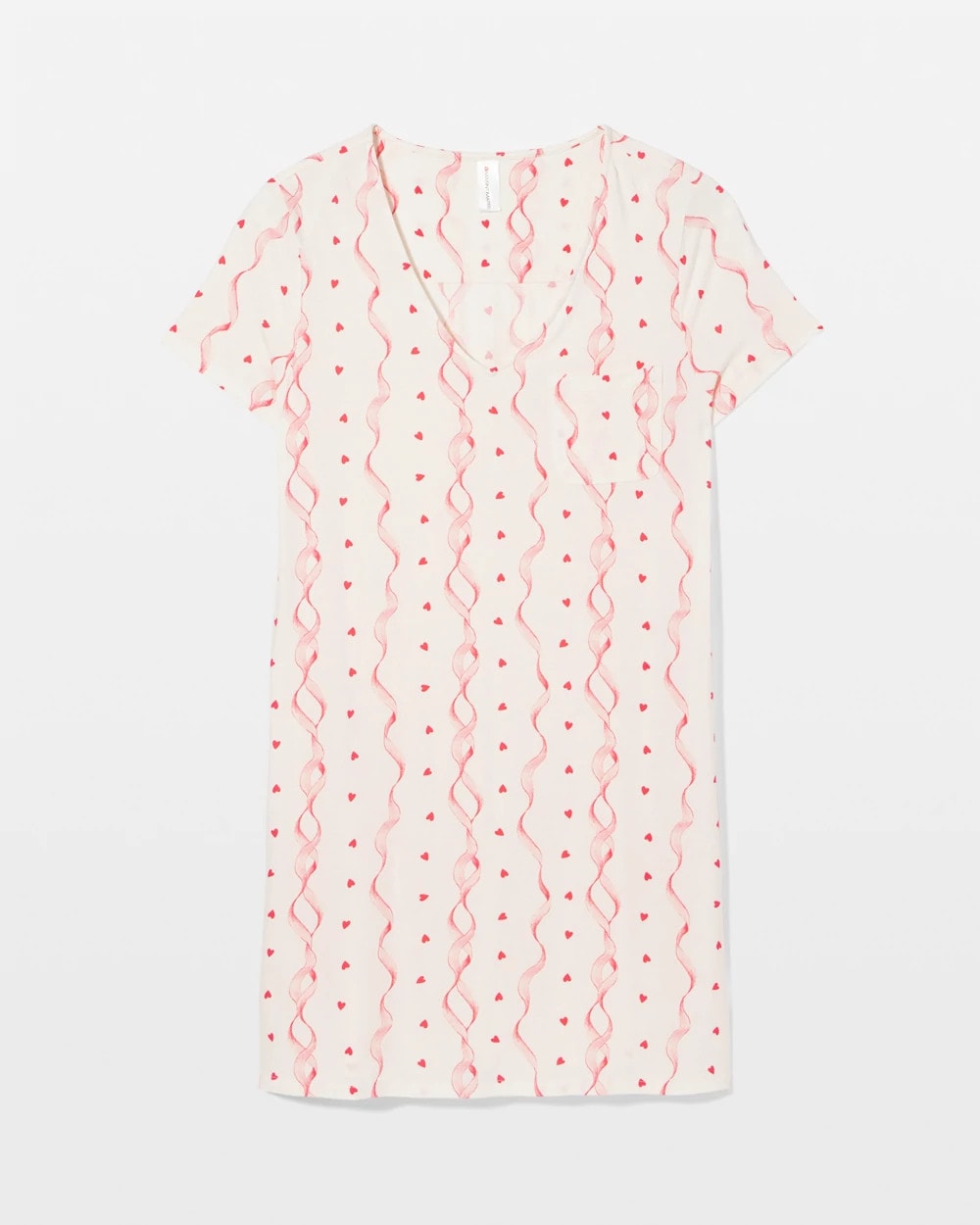 COQUETTE VALENTINE CHAMP - Short Sleeve Sleepshirt