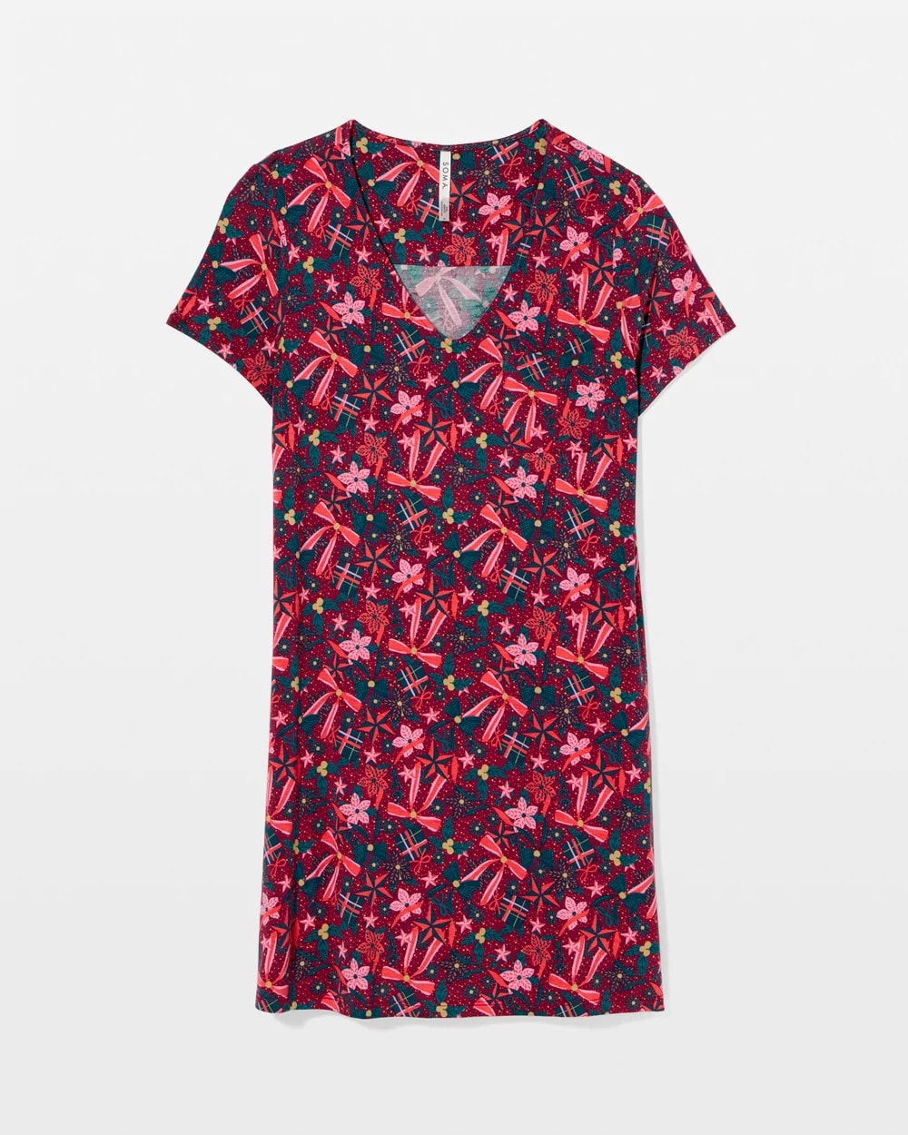 HOLLY JOLLY RED VELVET - Short Sleeve Sleepshirt
