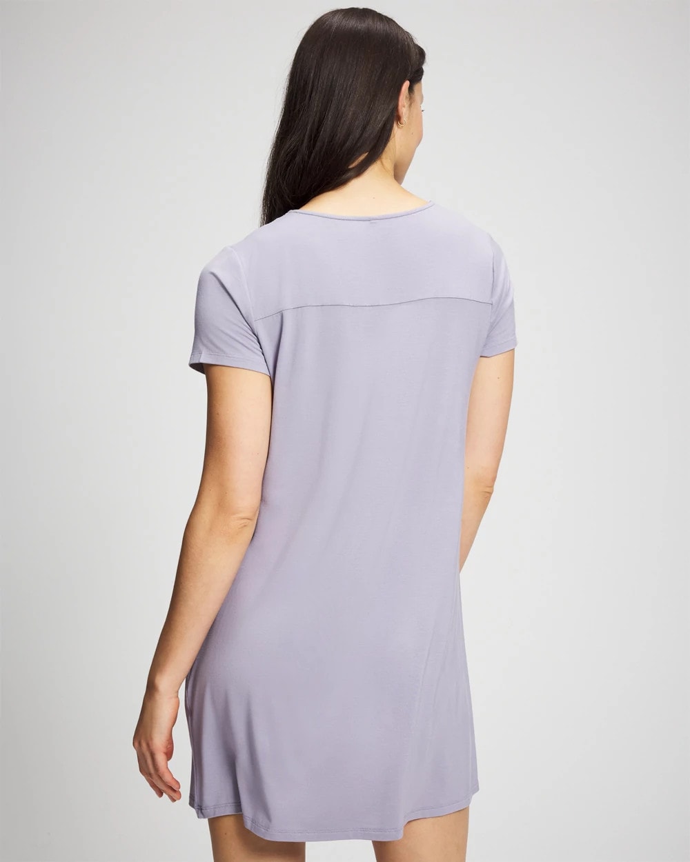 LAVENDER CLOUD - Short Sleeve Sleepshirt