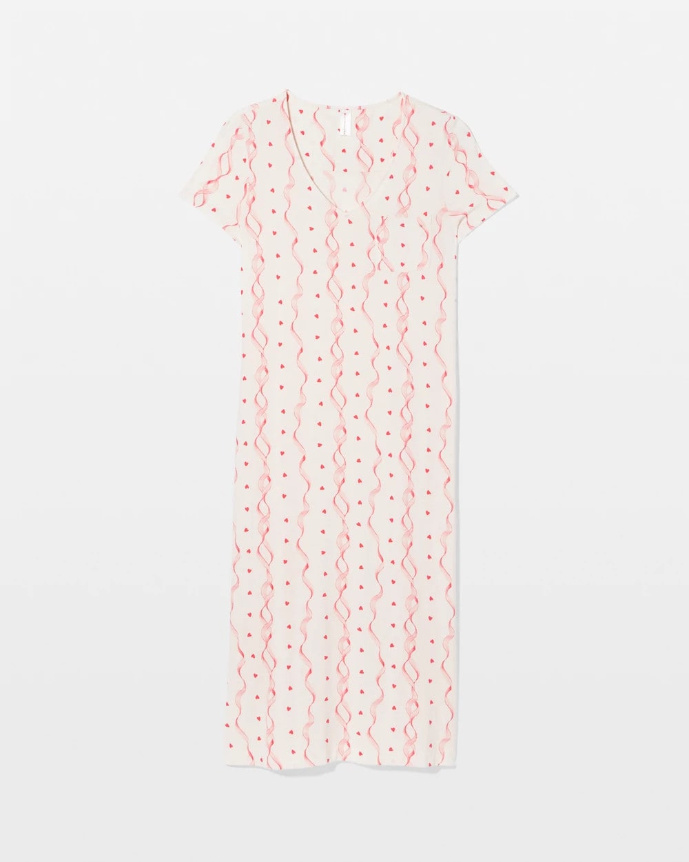 COQUETTE VALENTINE CHAMP - Short Sleeve Long Sleepshirt