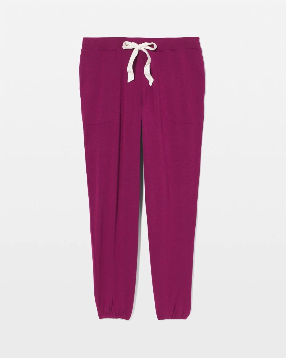 POMEGRANATE WINE - Banded Ankle Pajama Pant