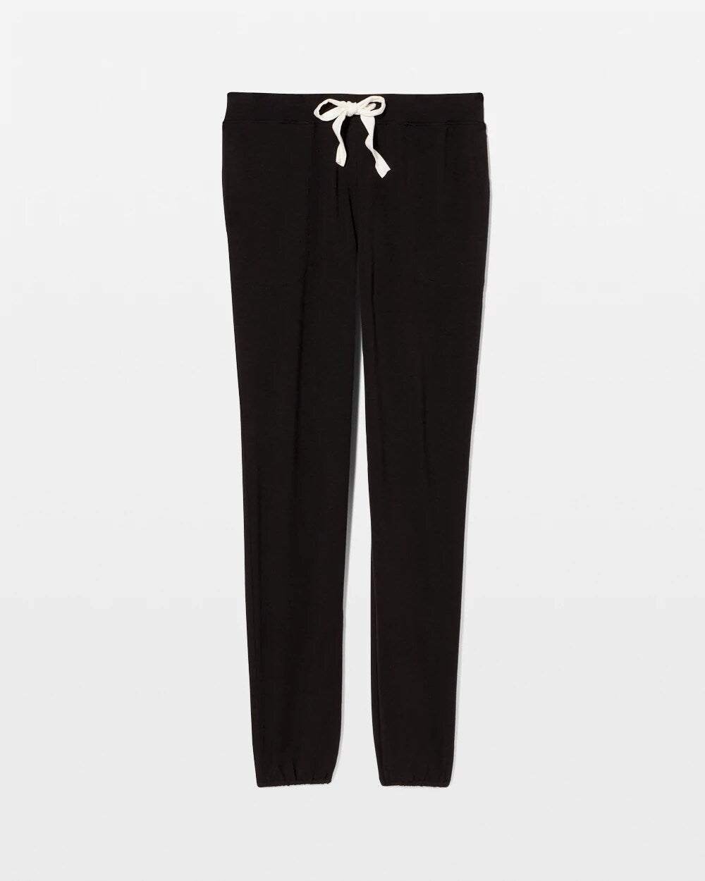 BLACK - Banded Ankle Pajama Pant