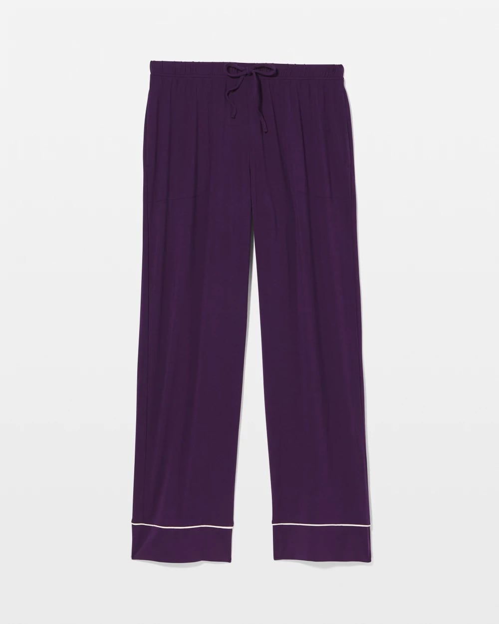 BLACKBERRY - Solid Piped Pajama Pant