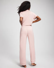VINTAGE PINK - Solid Piped Pajama Pant