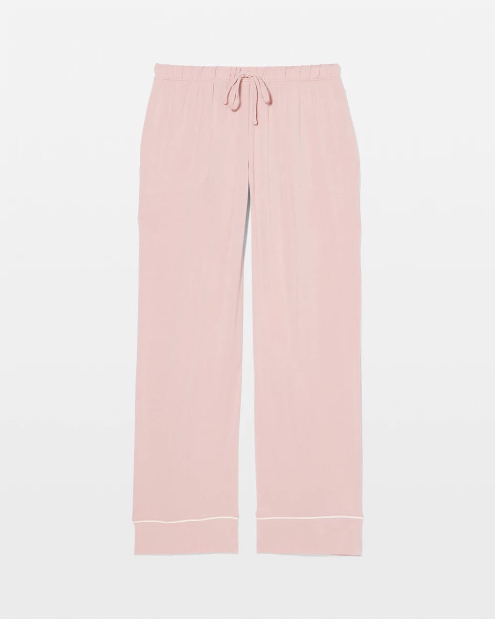 VINTAGE PINK - Solid Piped Pajama Pant