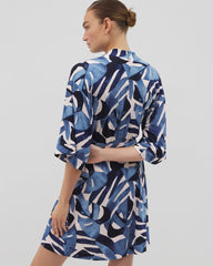 TROPICAL BREEZE SKY - Short Robe