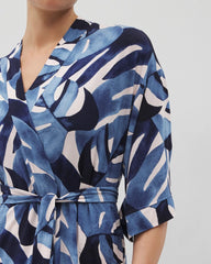 TROPICAL BREEZE SKY - Short Robe
