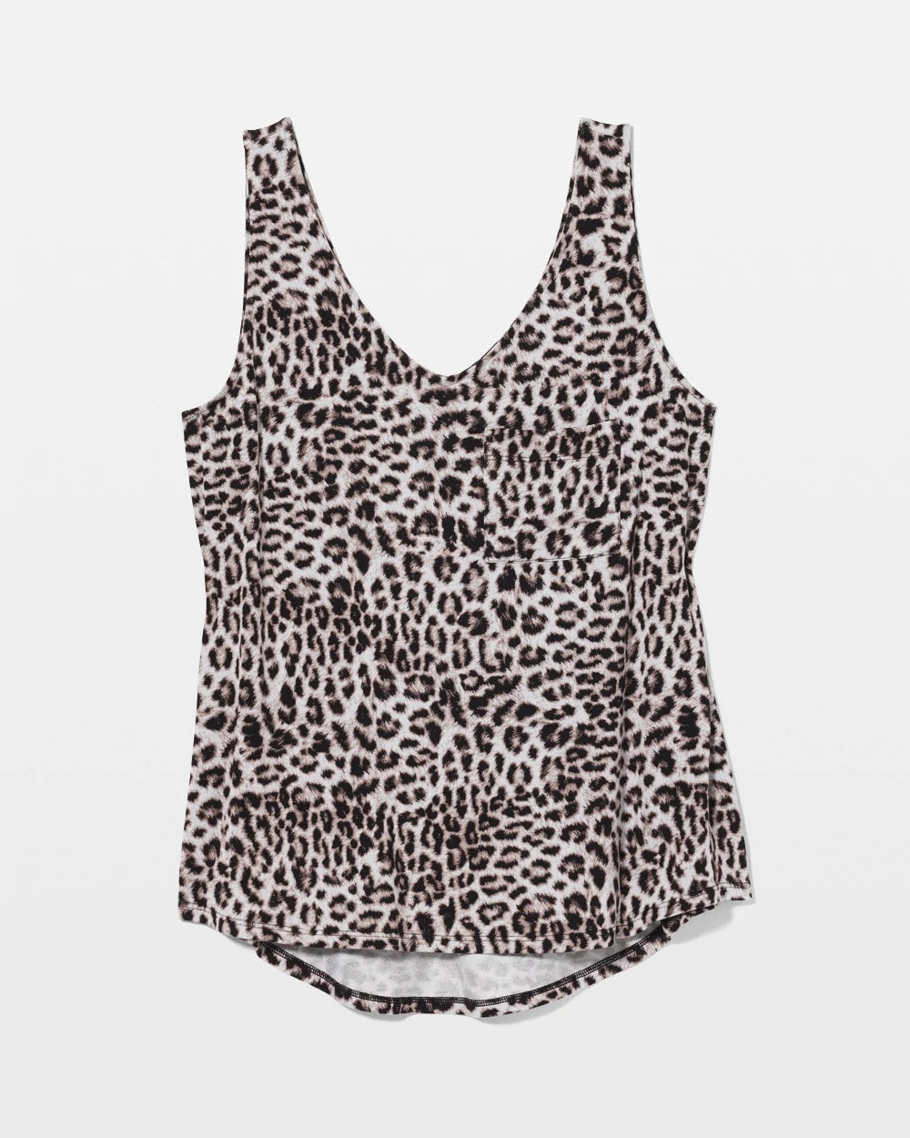DIVINE LEOPARD TAUPE - V-Neck Pajama Tank