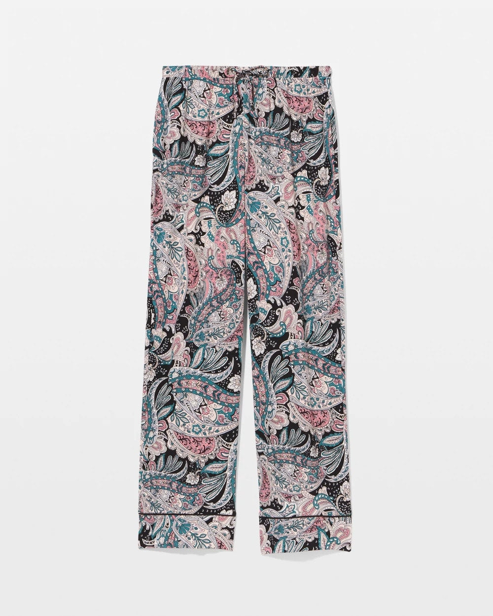 REGAL PAISLEY BLACK - Printed Pajama Pant