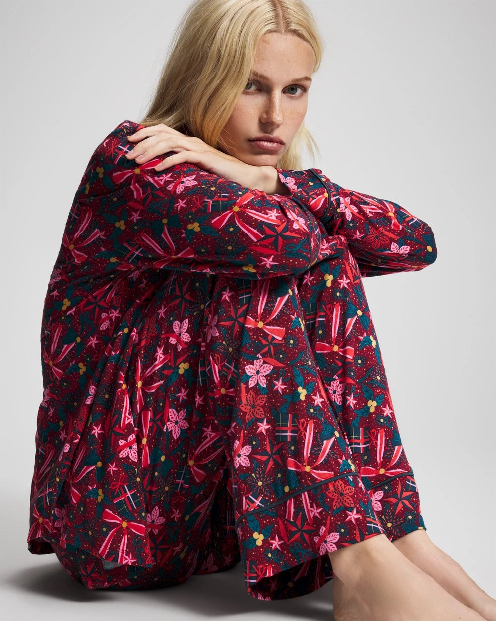 HOLLY JOLLY RED VELVET - Printed Pajama Pant