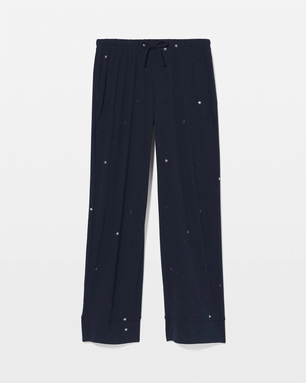 SILVER DEW DROP/NAVY - Printed Pajama Pant