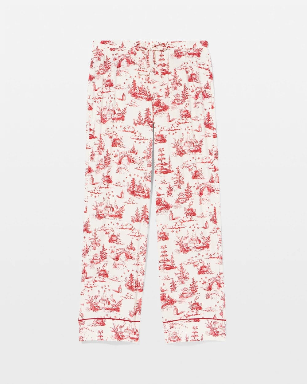 ENCHANTED TOILE CHAMPAGNE - Printed Pajama Pant