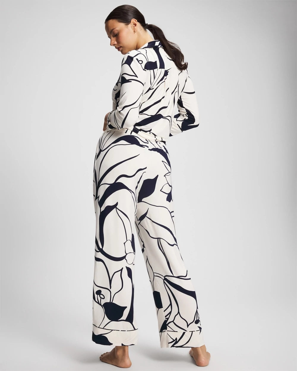 NOUVEAU FLORA CHAMP - Printed Pajama Pant