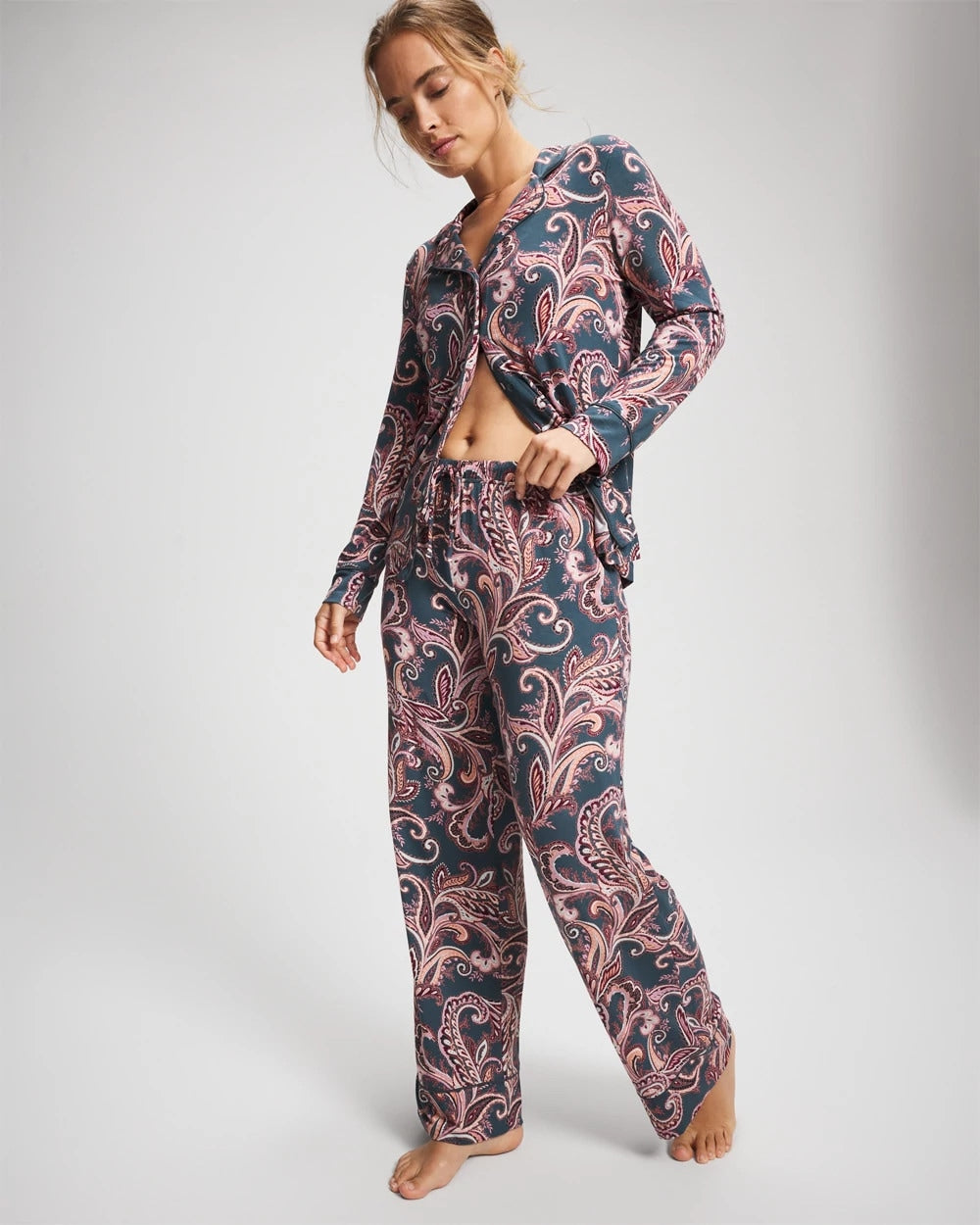 IMPERIAL PAISLEY MD PET - Printed Pajama Pant