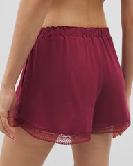 GARNET - Geo Lace Pajama Short