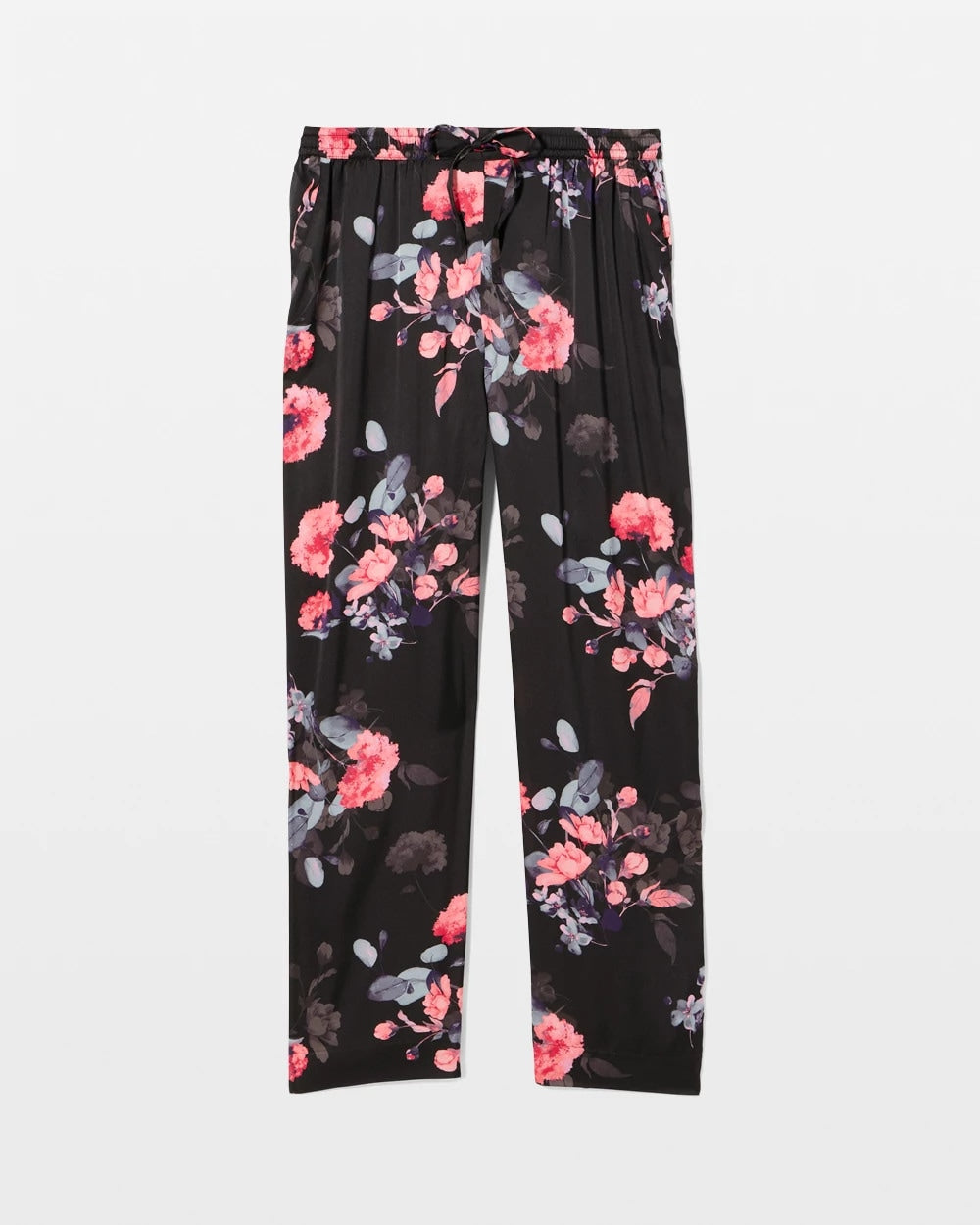 FLORAL DREAMS GRAND BLACK - Pajama Pants