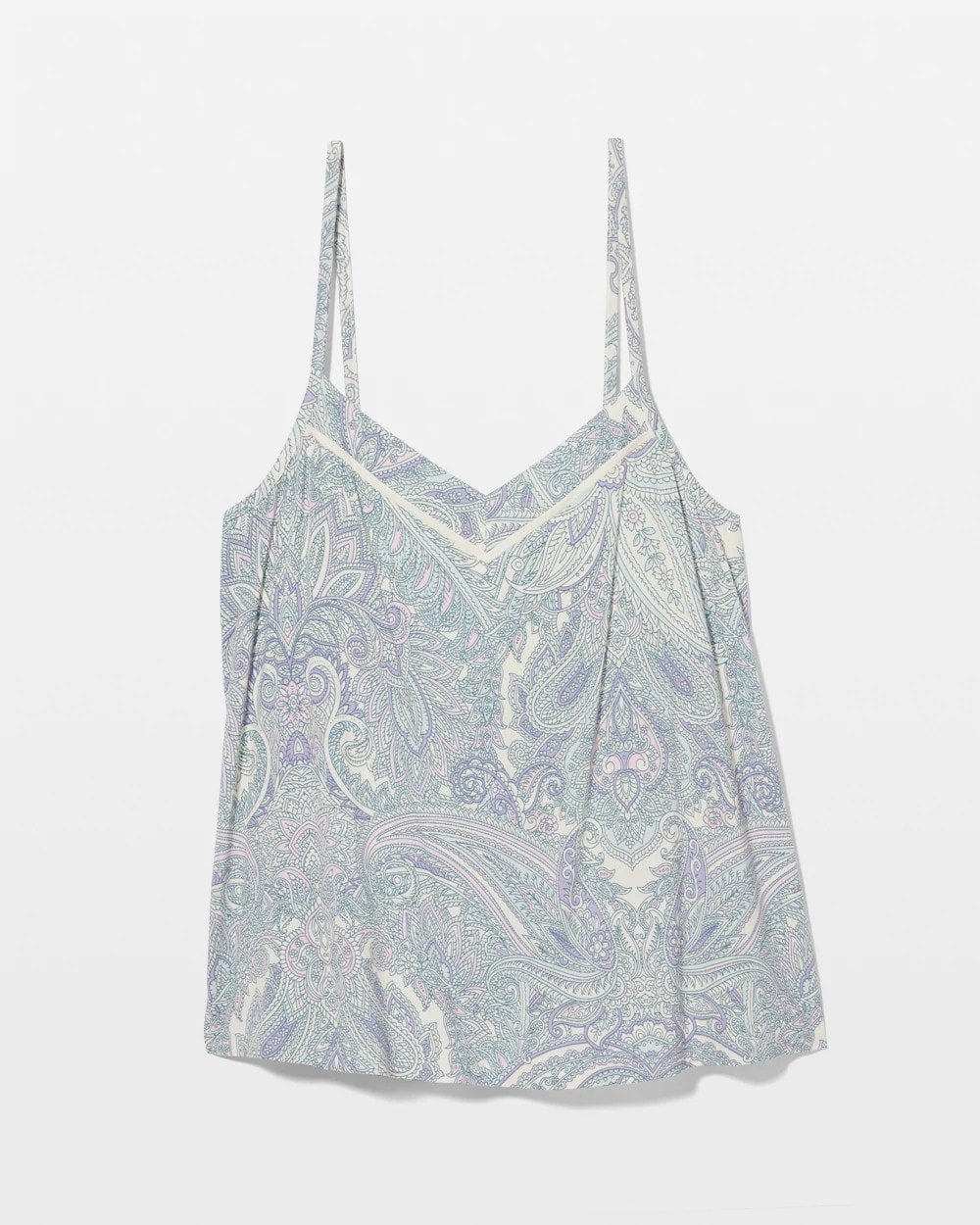 GLOBAL PAISLEY GRAND C - Piped Pajama Cami