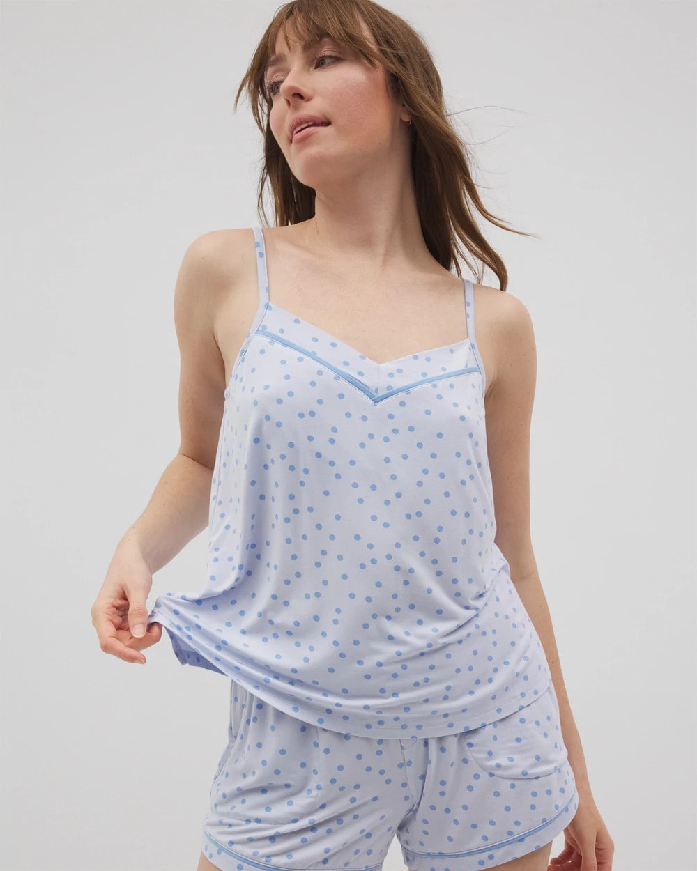 MERRY DOT OCEAN AIR - Piped Pajama Cami
