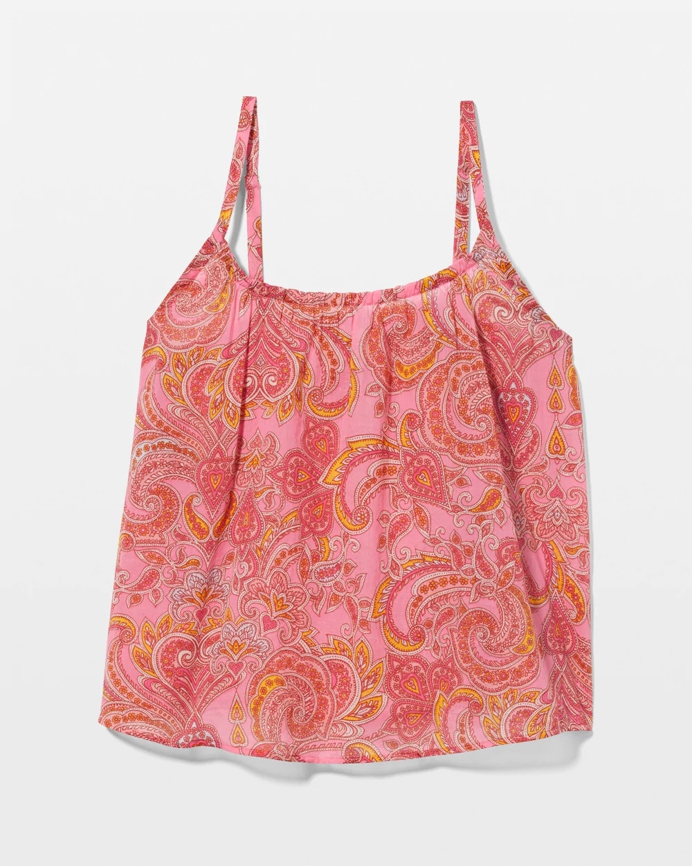 SHOW OFF PAISLEY P GUAVA - Cotton Voile Pajama Cami