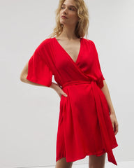DARE ME RED - Short Robe